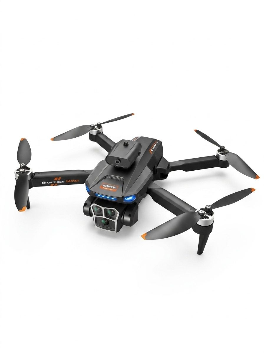 S158 GPS Drone with 4K Camera, 4.5-inch Screen Remote, Intelligent Obstacle Avoidance, Optical Flow Hovering
