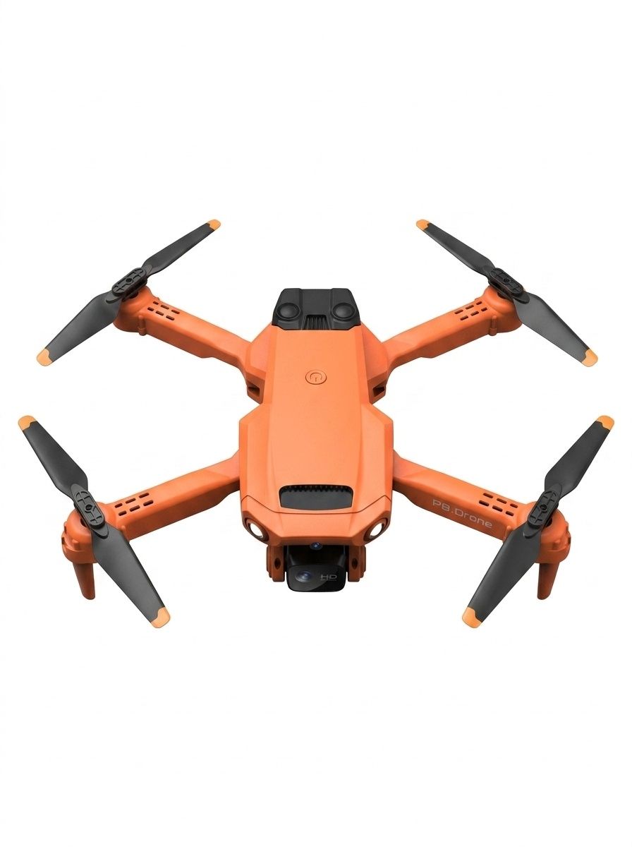 P8 Drone 8K Dual Camera GPS FPV Quadcopter with 360° Obstacle Avoidance, Optical Flow Positioning, Foldable Design