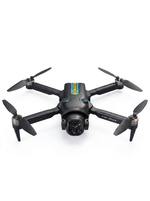 K21 MAX 4K Drone with 4.3-inch Screen Remote, Optical Flow Positioning, Vibrant RGB Lights, Foldable RC Quadcopter