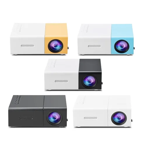 Portable Mini 1080P Full HD Projector for Home Theater & Outdoor Use -Model#YG300