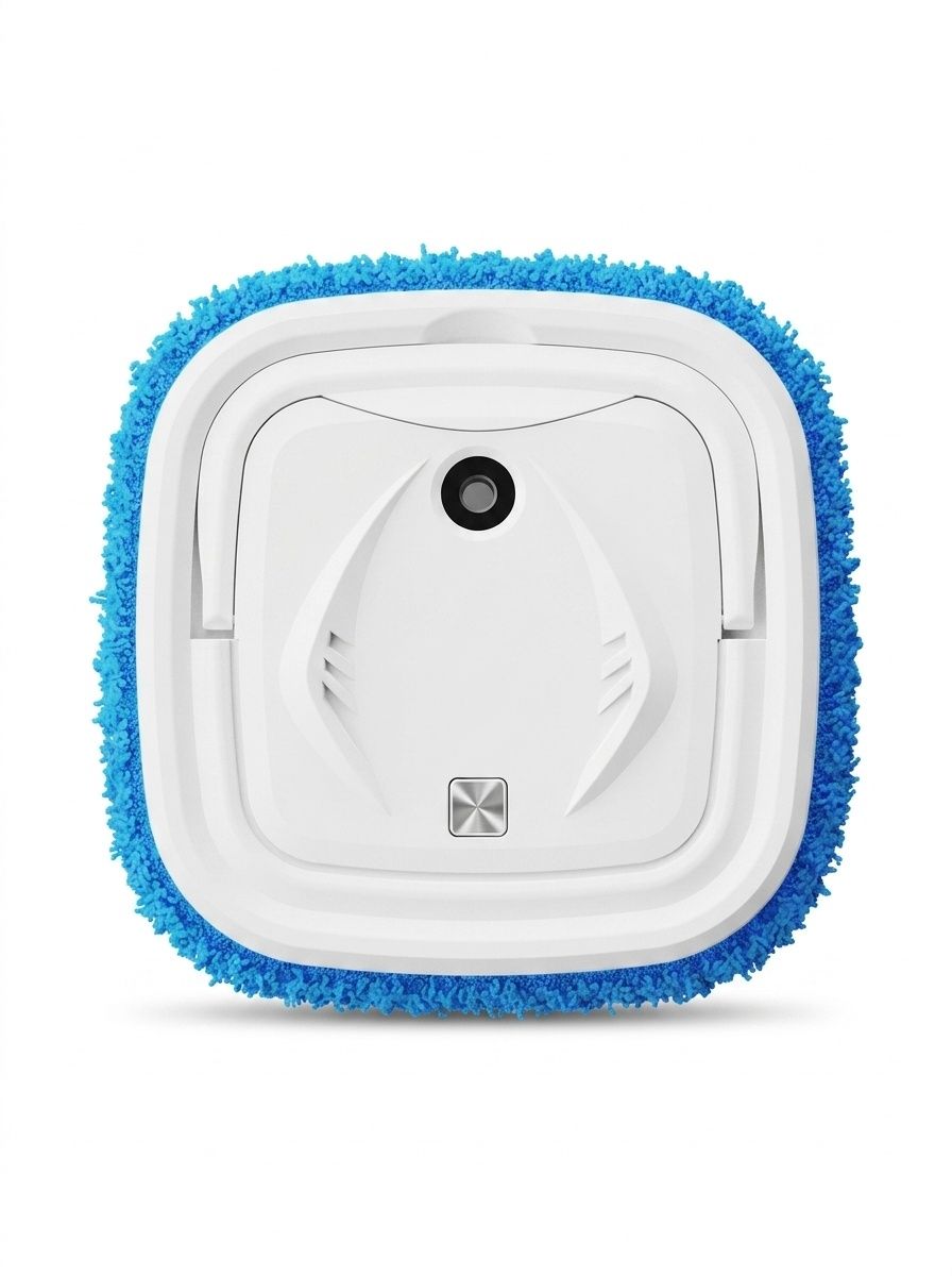 Smart Robotic Mop with Auto Spray, High-Speed Rotation Auto Floor Cleaner, Dual Dry/Wet Cleaning, Quiet Operation, 1200mAh Battery, 1.5 Hour Runtime