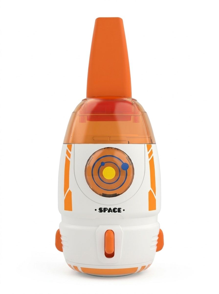 Rocket Desktop-Staubsauger, tragbarer Mini-Staubsauger für Schreibtisch, Tastatur und Autoinnenraum, starke Saugkraft, abnehmbarer transparenter Staubbehälter, kompaktes Design