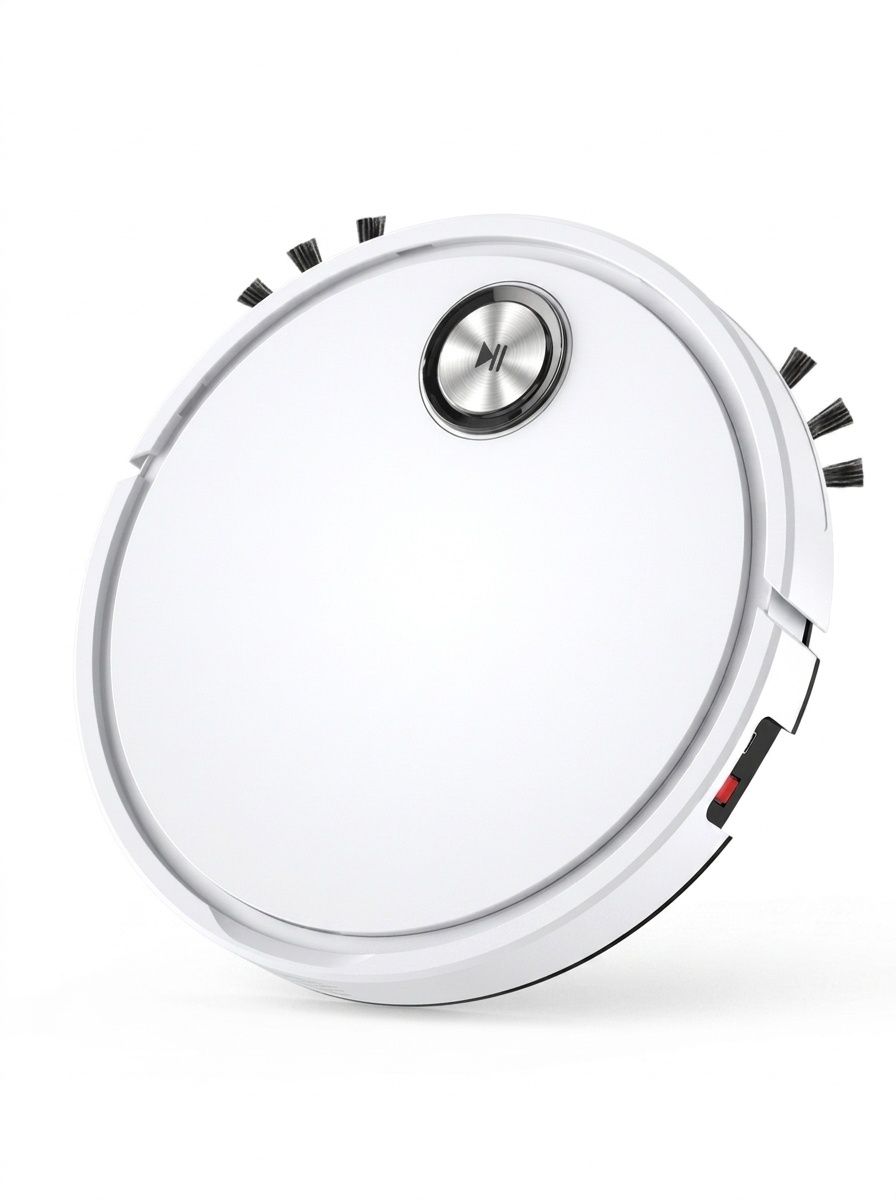 Smart Robot Vacuum Cleaner with Mop, 2800Pa Powerful Suction, App & Remote Control, Intelligent Obstacle Recognition, Slim Design, Ideal for Pet Hair
