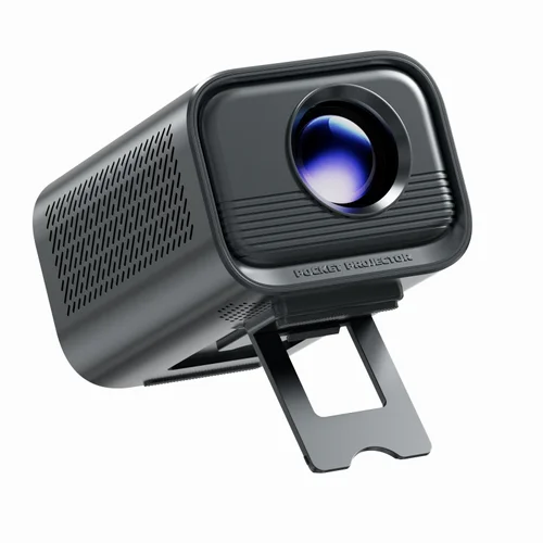 Mini Portable Projector, Native 720P HD Video Projector with Dual-Band WiFi & HDMI, 180 ANSI Lumens, 120" Display, Auto-Focus, Built-in Speakers for Home Theater and Outdoor Movies