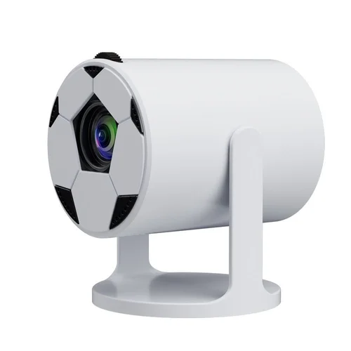 Mini Football Projector, 720P HD Portable Movie Projector with WiFi 6 & HDMI, 200 ANSI Lumens, 110" Display, Built-in High-Fidelity Speaker for Home Theater