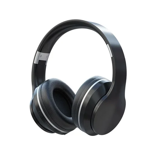 Wireless Bluetooth 5.1 Over-Ear Headphones with Immersive Hi-Fi Stereo Sound, Long Battery Life, Ultra-Soft Cushion Ear Pads & Built-in Mic, Foldable Headset