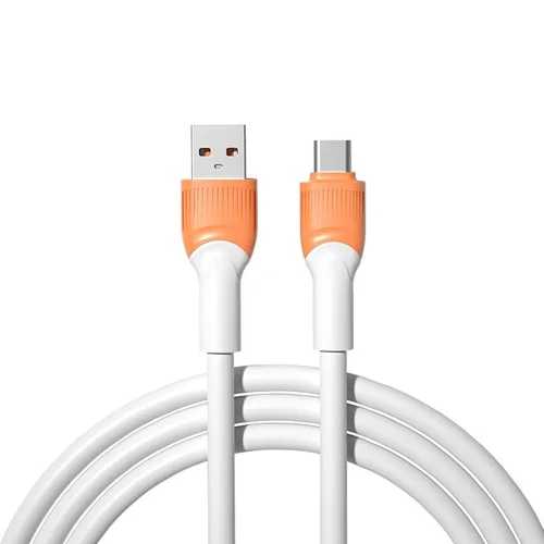 66W Thick Copper Core USB Cable, TPE Fast Charging Data Cord for Enhanced Durability