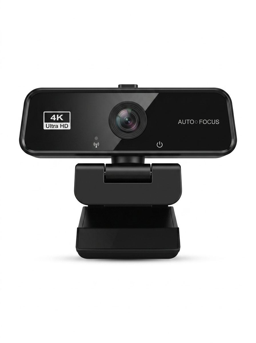 4K Ultra HD Auto Focus Webcam, Streaming Computer Camera for PC, Mac, Zoom, Skype, YouTube