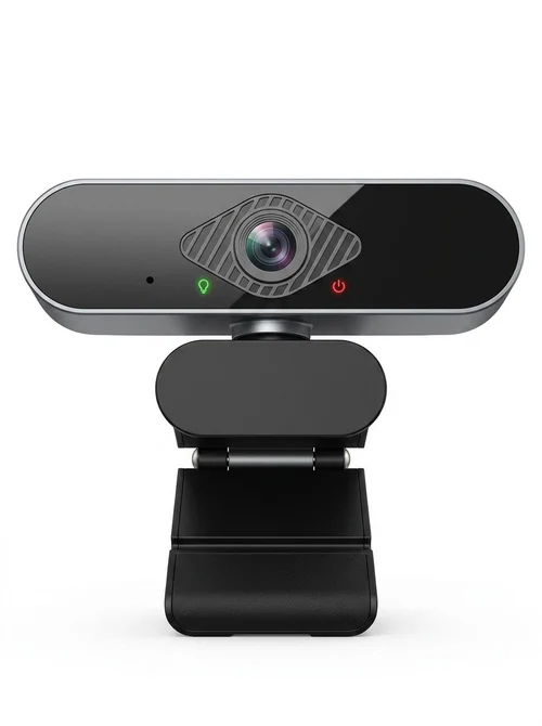 Full HD 1080P USB Webcam with Built-in Microphone, Pro Streaming Camera for PC, Mac, Desktop, Online Learning