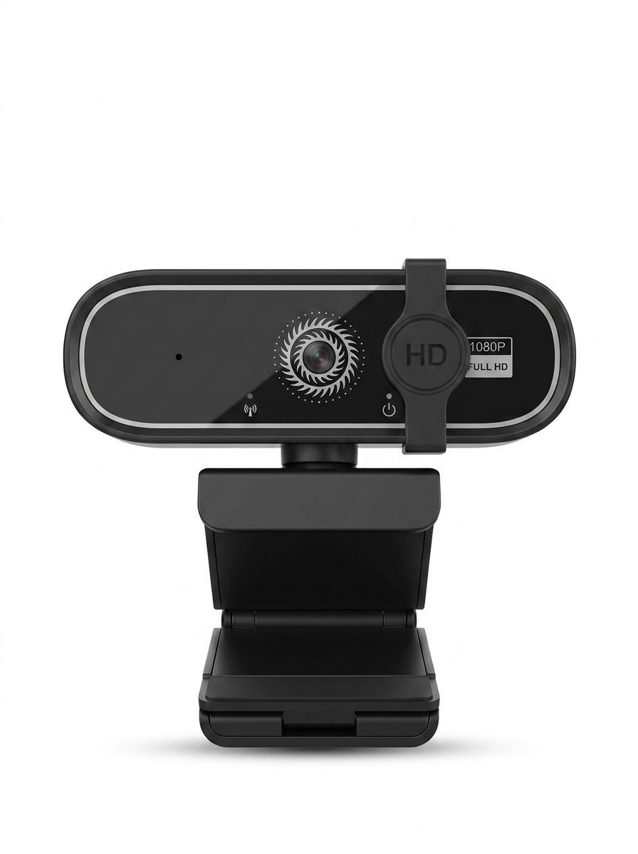 4K Full HD USB Webcam with Built-in Mic, Ultra Clear Streaming Computer Camera for Video Calls, Conferencing, PC