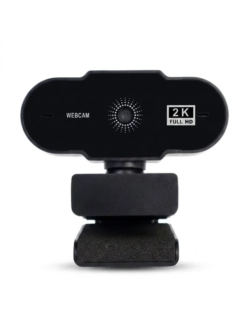2K Full HD Webcam with Built-in Microphone, USB Computer Camera for PC, Mac, Streaming, Online Learning, Zoom