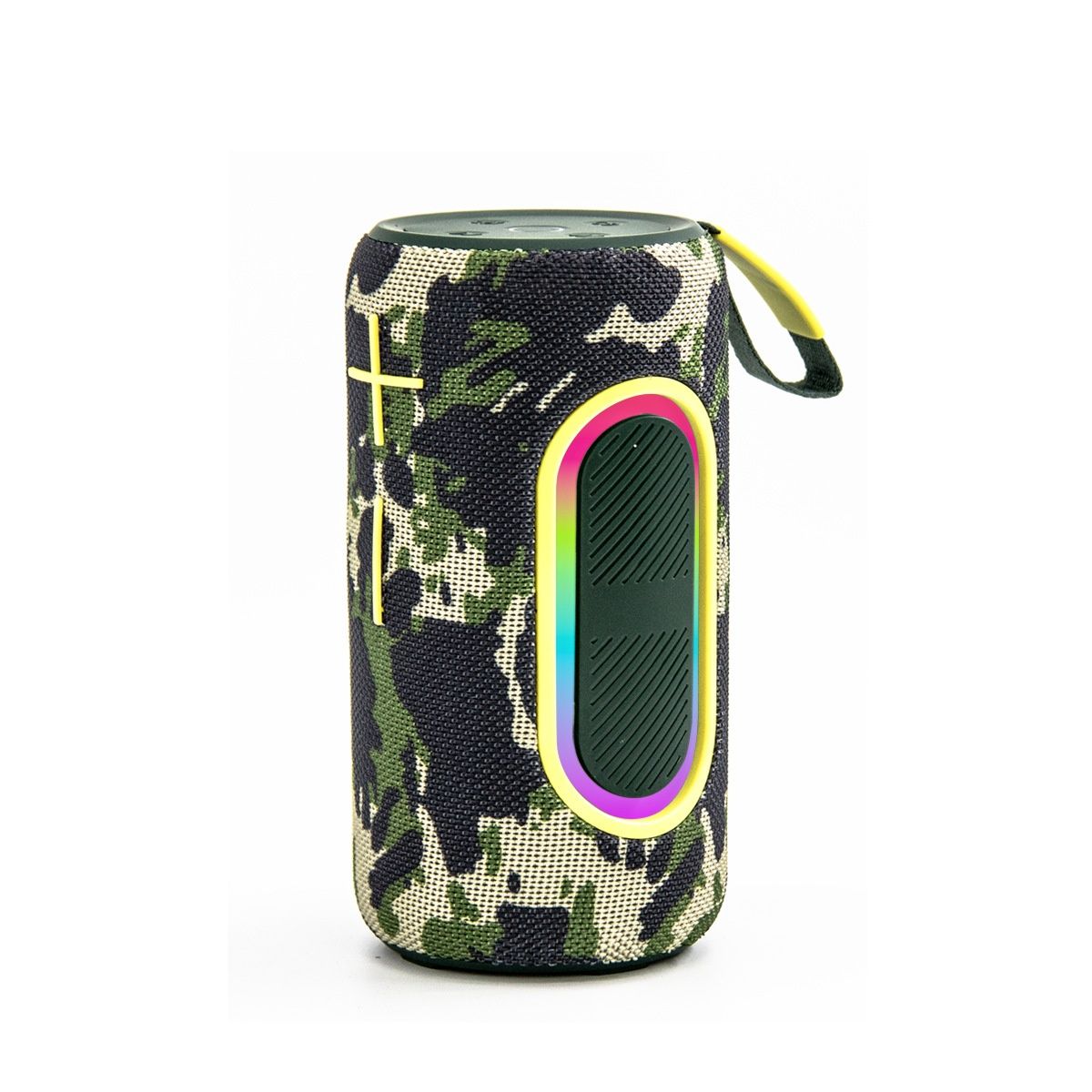 Enceinte Bluetooth portable avec éclairage RGB, basses profondes de 20 W, étanchéité IPX7, 15 heures d'autonomie, portée de 30 m, enceinte sans fil d'extérieur avec dragonne