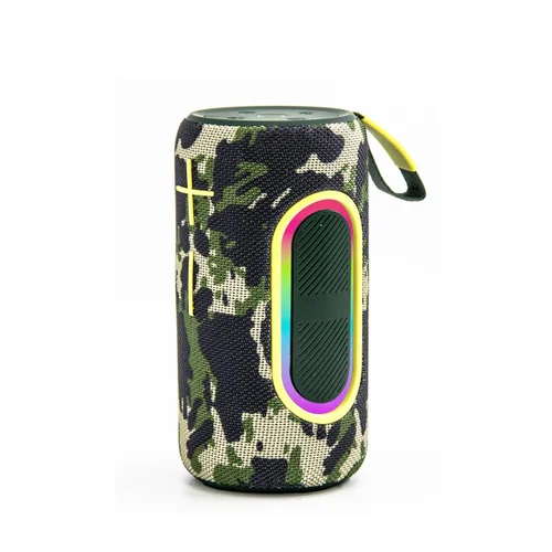 Enceinte Bluetooth portable avec éclairage RGB, basses profondes de 20 W, étanchéité IPX7, 15 heures d'autonomie, portée de 30 m, enceinte sans fil d'extérieur avec dragonne