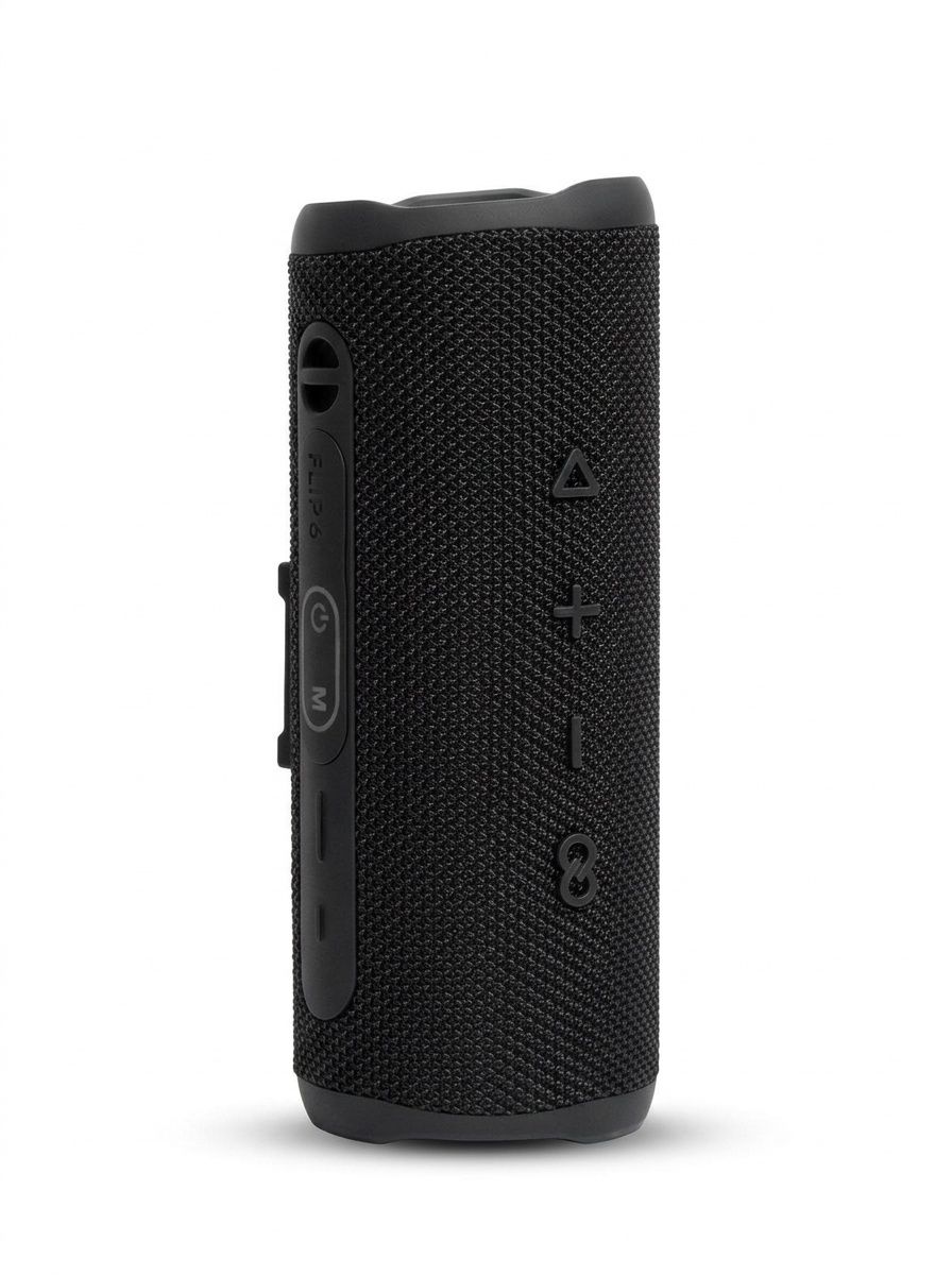 FLIP 6 Portable Bluetooth Speaker, 6W Deep Bass Audio, IPX6 Waterproof, 5H Playtime, 15M Wireless Range, Compact Outdoor Speaker with Carry Strap