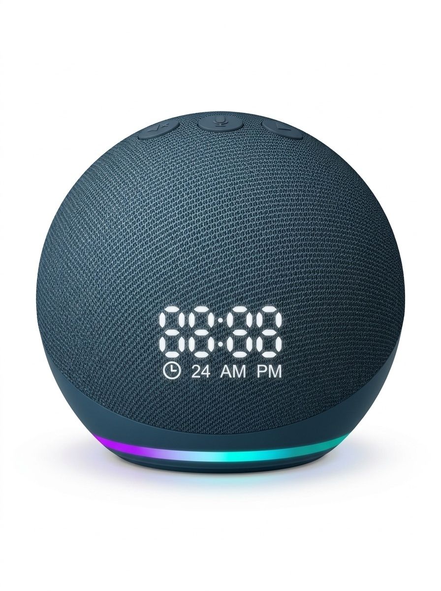 Alaxe Portable Bluetooth Speaker 10W with LED Display, Vibrant RGB Light, IPX7 Waterproof, 15H Playtime, 30ft Wireless Range, Outdoor Travel Speaker