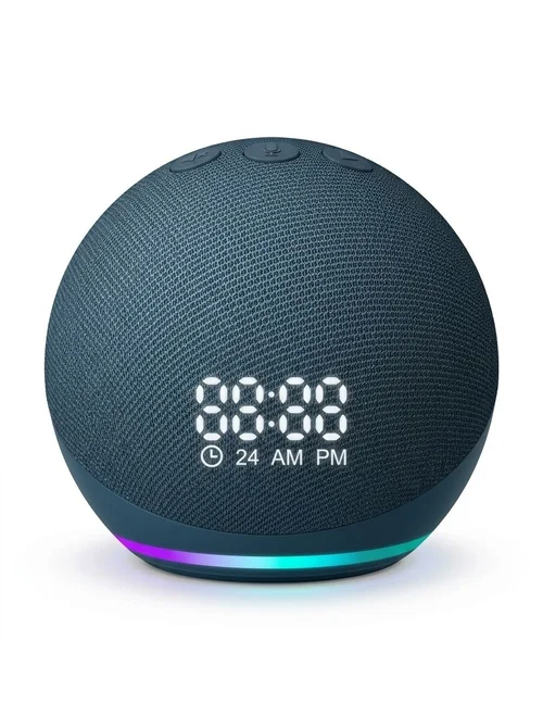 Alaxe Portable Bluetooth Speaker 10W with LED Display, Vibrant RGB Light, IPX7 Waterproof, 15H Playtime, 30ft Wireless Range, Outdoor Travel Speaker