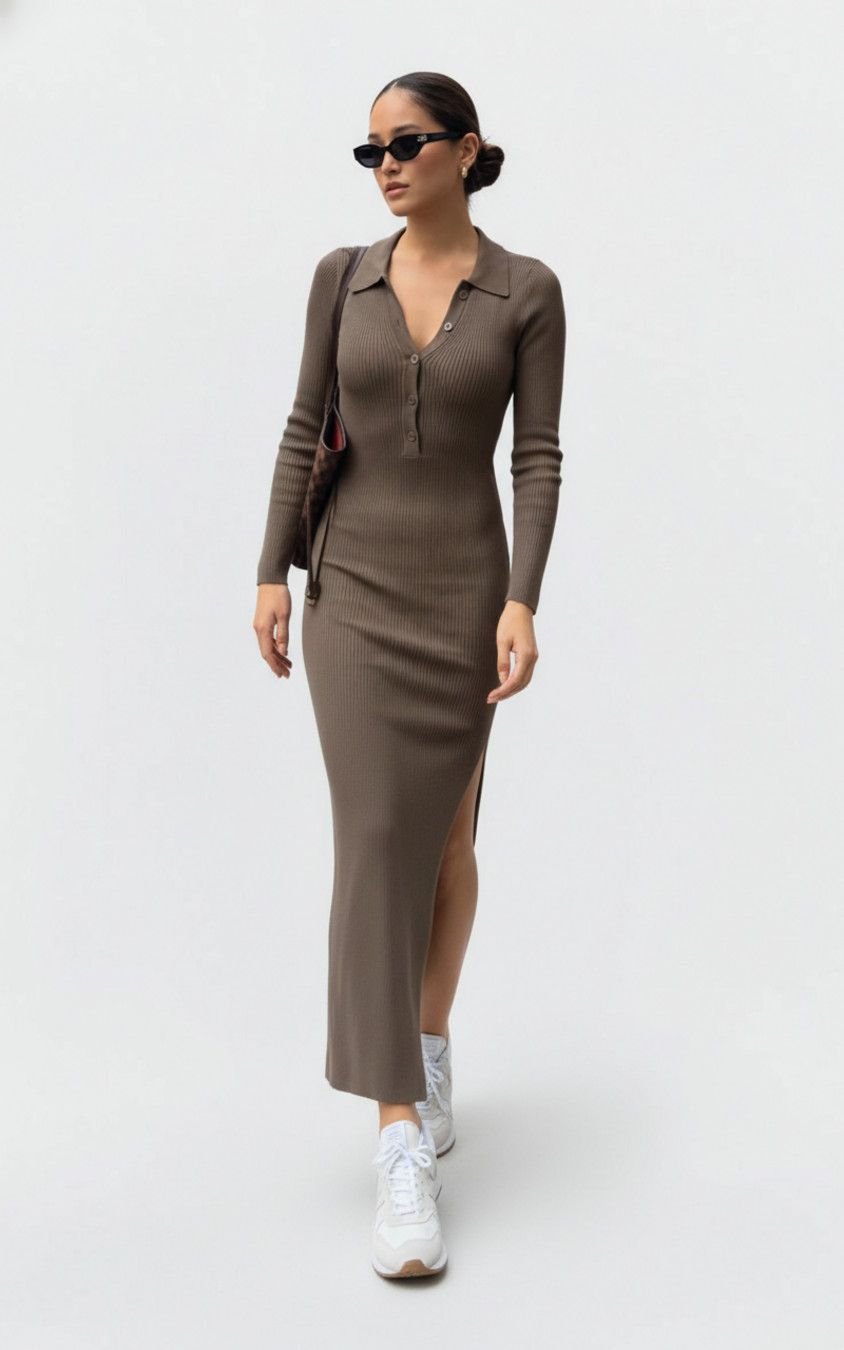 Vestidos de trabajo de algodón y poliéster de color negro L SZE-00013