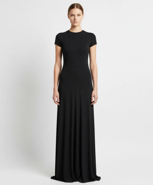 Black High-quality milk silk Polyester fiber (polyester) Work Style Jumpsuits L SZE-00029