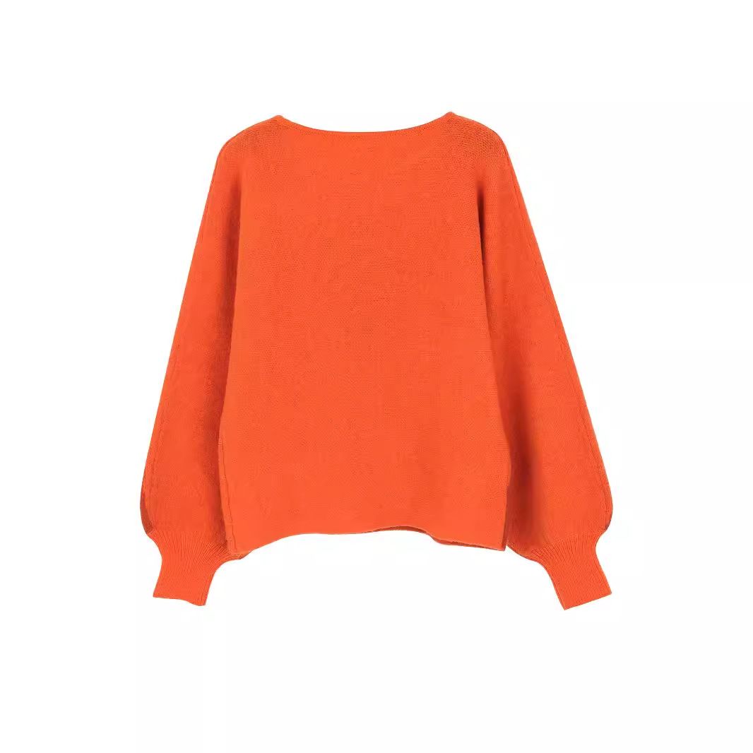 Cashmere Sweater Skirt Set - Long Sleeve Round Neck Knitwear SSU-00007