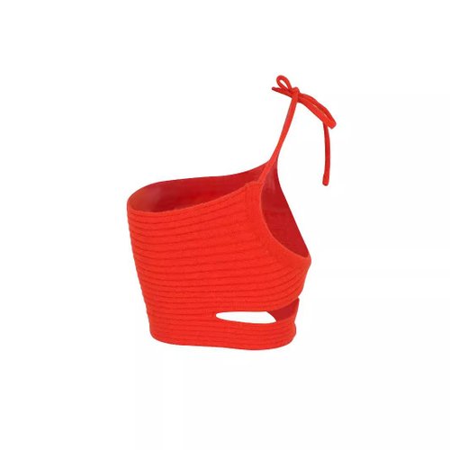 Ärmelloses Stricktop – Sommerweste für Damen SSU-00014