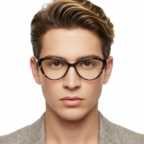 Lunettes papillon écaille de tortue TR90 #BS0423-0090