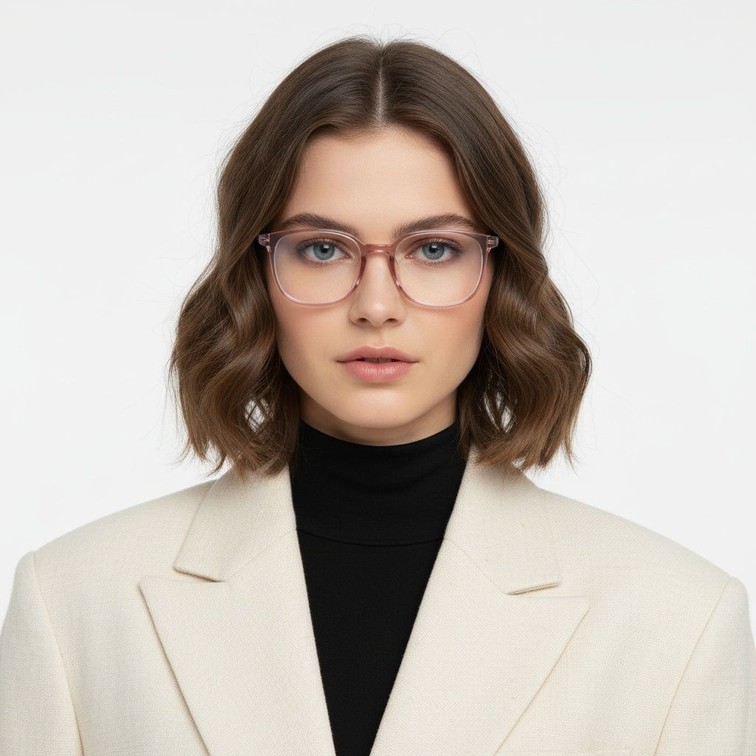 Gafas rectangulares TR90 moradas #BS0620-0043