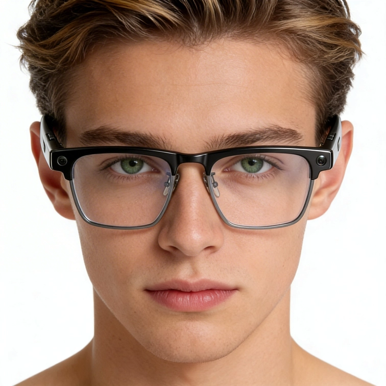 (PRE-ORDER) G3 Semi-rimless Black TR90 Smart AI Glasses #BS0705-0003