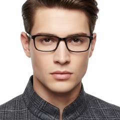 Gafas rectangulares negras TR90 #BS1924-0232