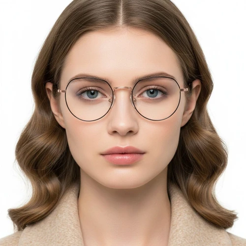 Oval Black Titanium Glasses #BS1913-0301