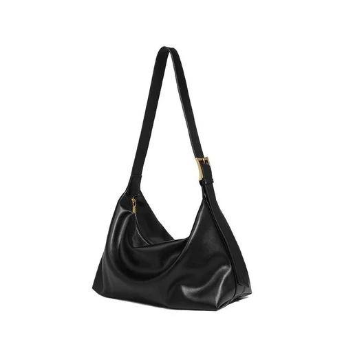 Bolso de hombro holgado y elegante de piel sintética