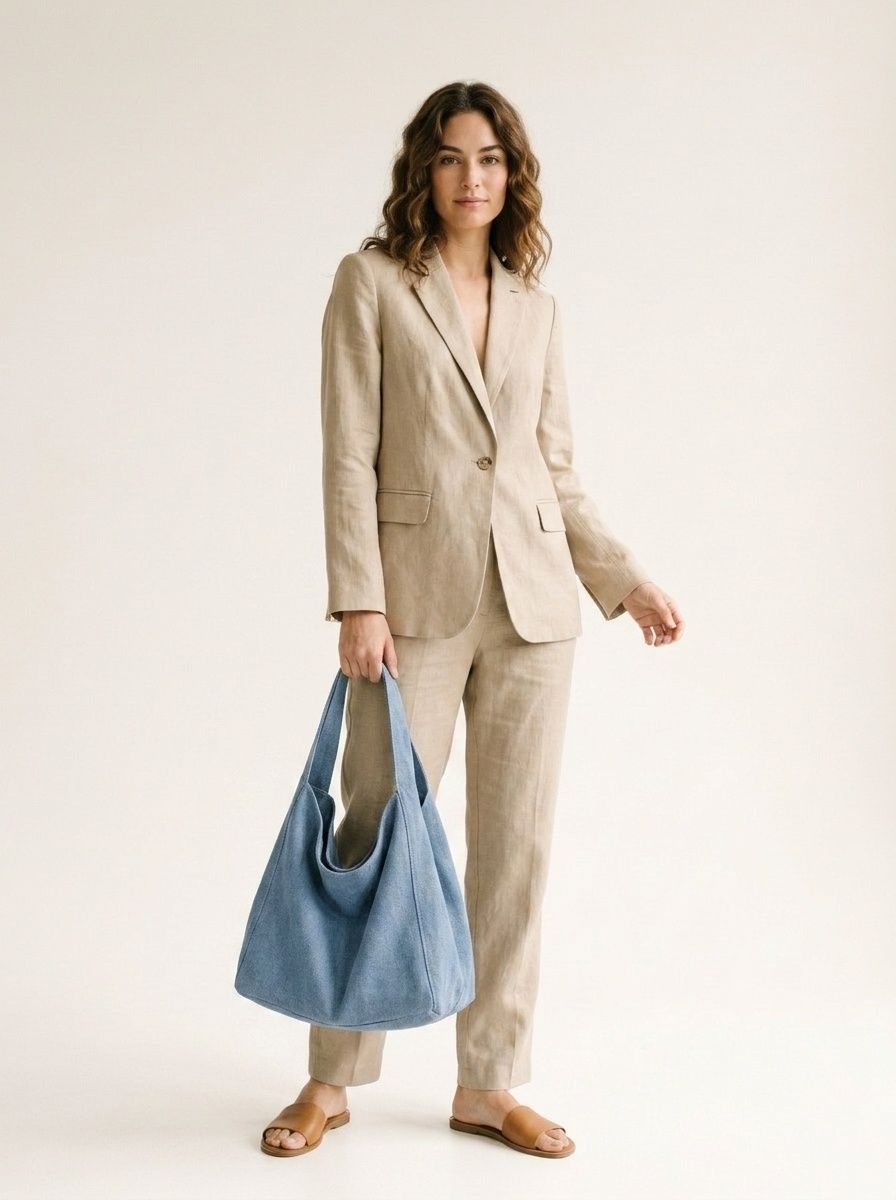 Casual Canvas Hobo Bag - Everyday Shoulder Tote