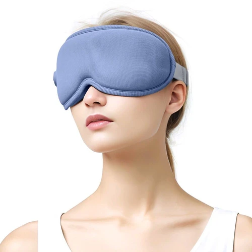 Masque pour les yeux chauffant 3D avec massage par vibrations et aide au sommeil
