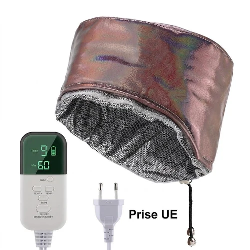 Bonnet vapeur pour soins capillaires en profondeur et traitement thermique