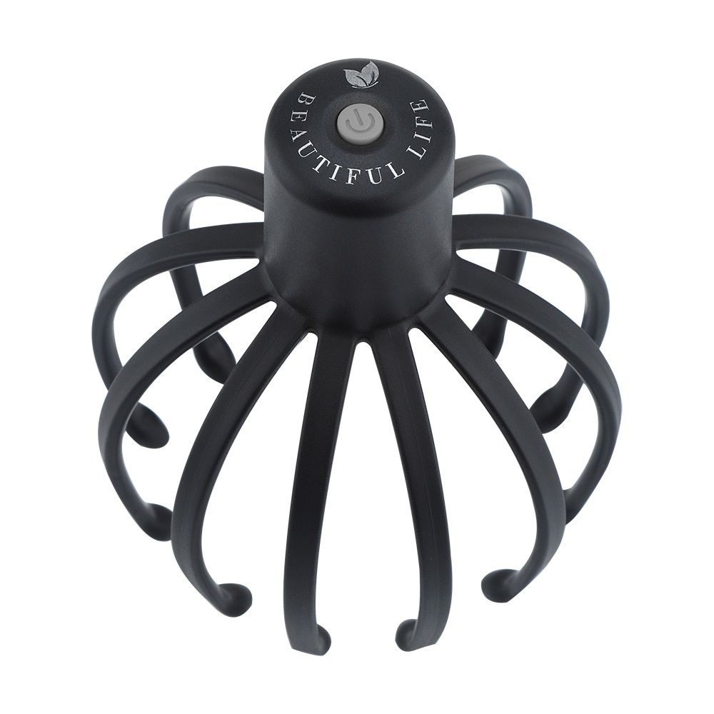 Appareil de massage électrique pour la tête - 12 bras 3D pour une relaxation profonde