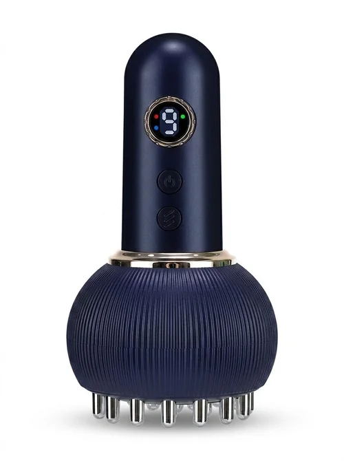 Smart Home EMS Meridian Massage Brush with Heat & 9-Level Vibration