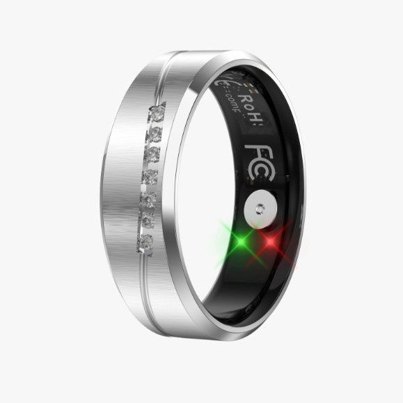 Anello intelligente con vibrazione AI: tracker per la salute con monitoraggio del sonno e della frequenza cardiaca