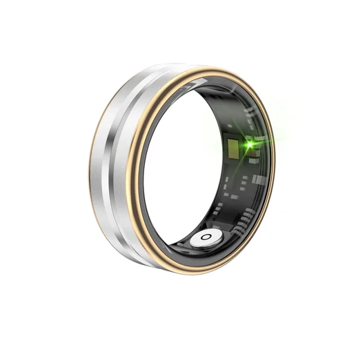 Anello intelligente per il monitoraggio della salute: monitoraggio del sonno, della frequenza cardiaca, della saturazione di ossigeno (SpO2) e dell'attività fisica.