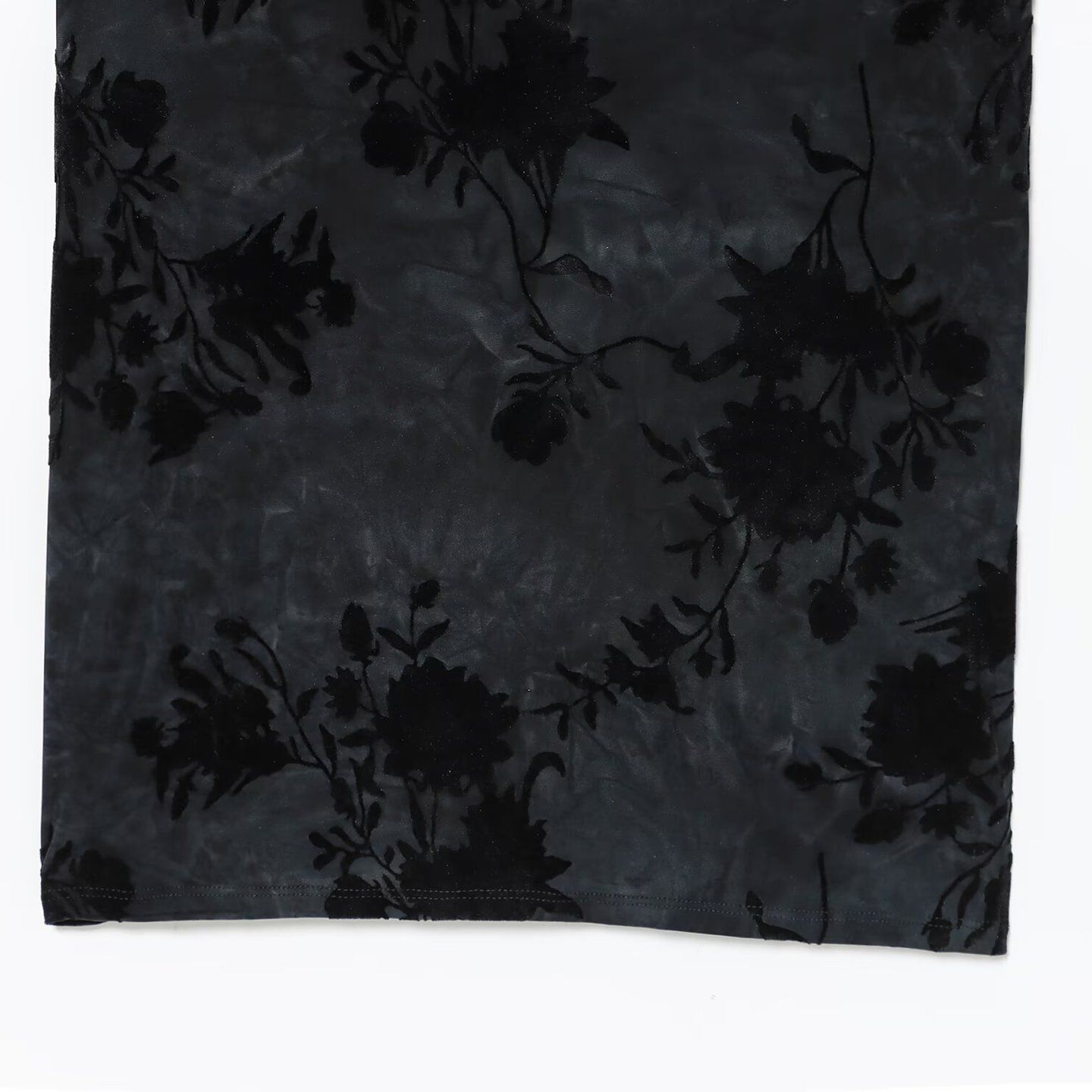 Robe dos nu floquée - Chic européen KUN-00033