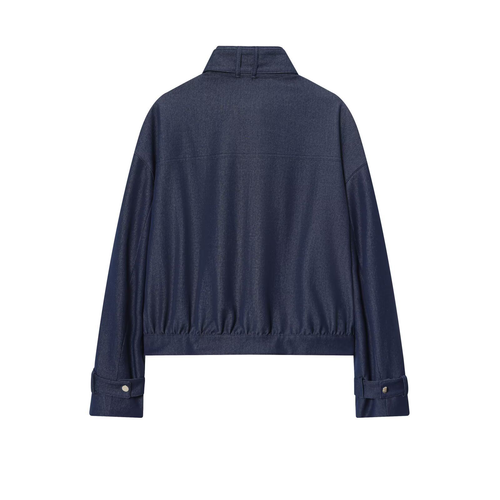Women's Bomber Jacket - Stylish Stand Collar Aviator KUN-00017