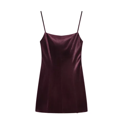 Women's Fluffy Mini Dress - Chic & Stylish KUN-00013