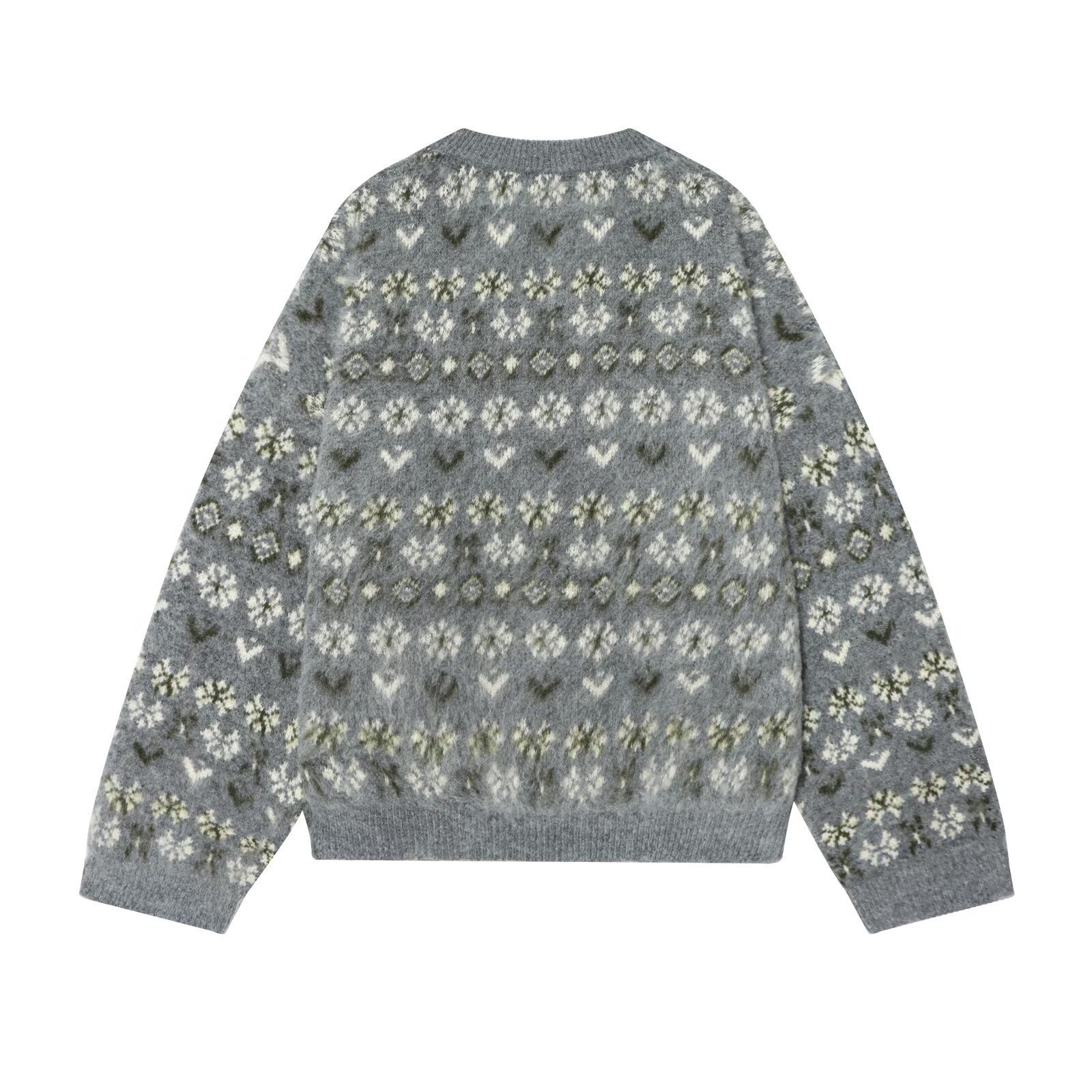 Jacquard Knit Top - European Style Fashion KUN-00003