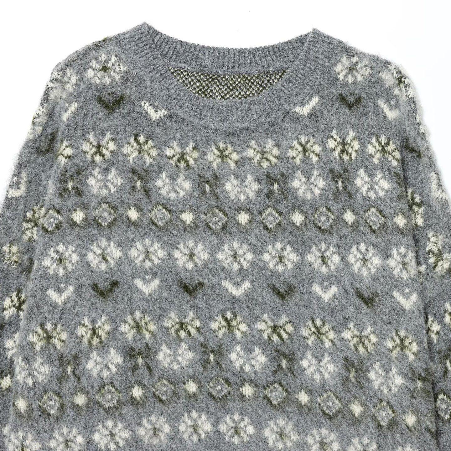 Jacquard Knit Top - European Style Fashion KUN-00003