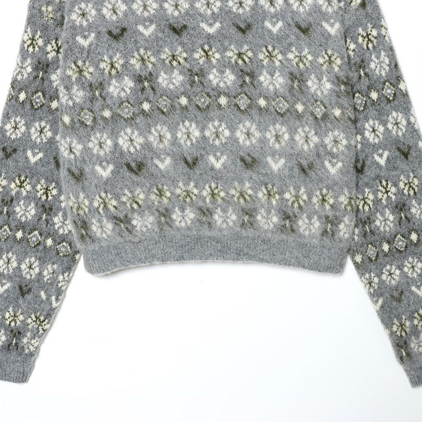 Jacquard Knit Top - European Style Fashion KUN-00003