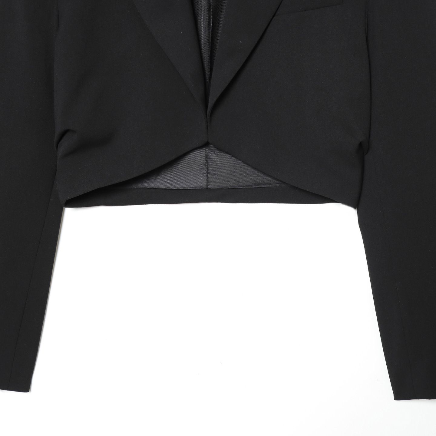 Women's Cropped Blazer - Fashion Shoulder Pad Jacket KUN-00006