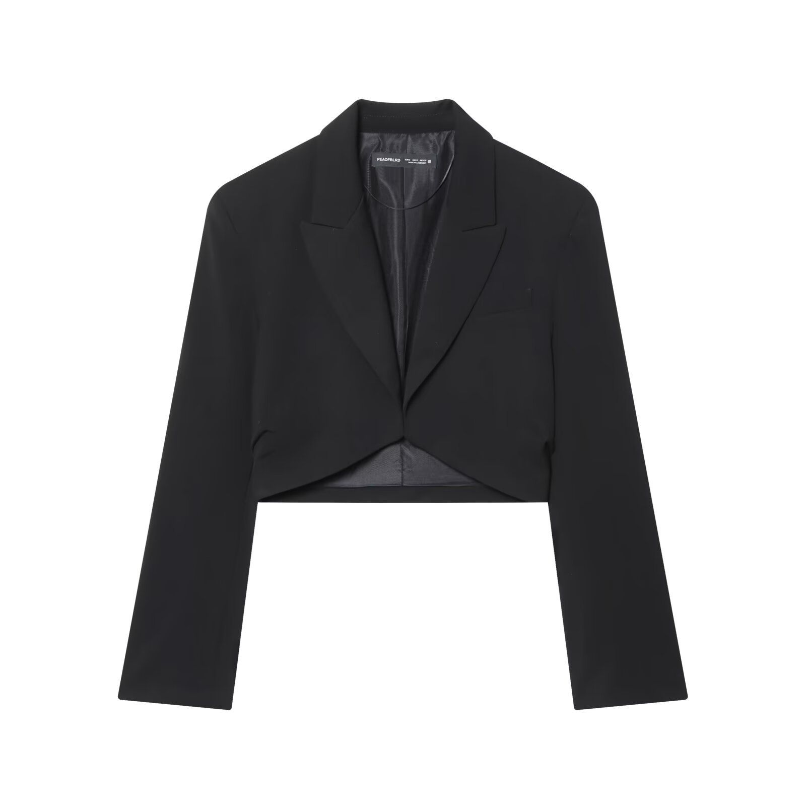 Blazer court pour femme - Veste à épaulettes tendance KUN-00006