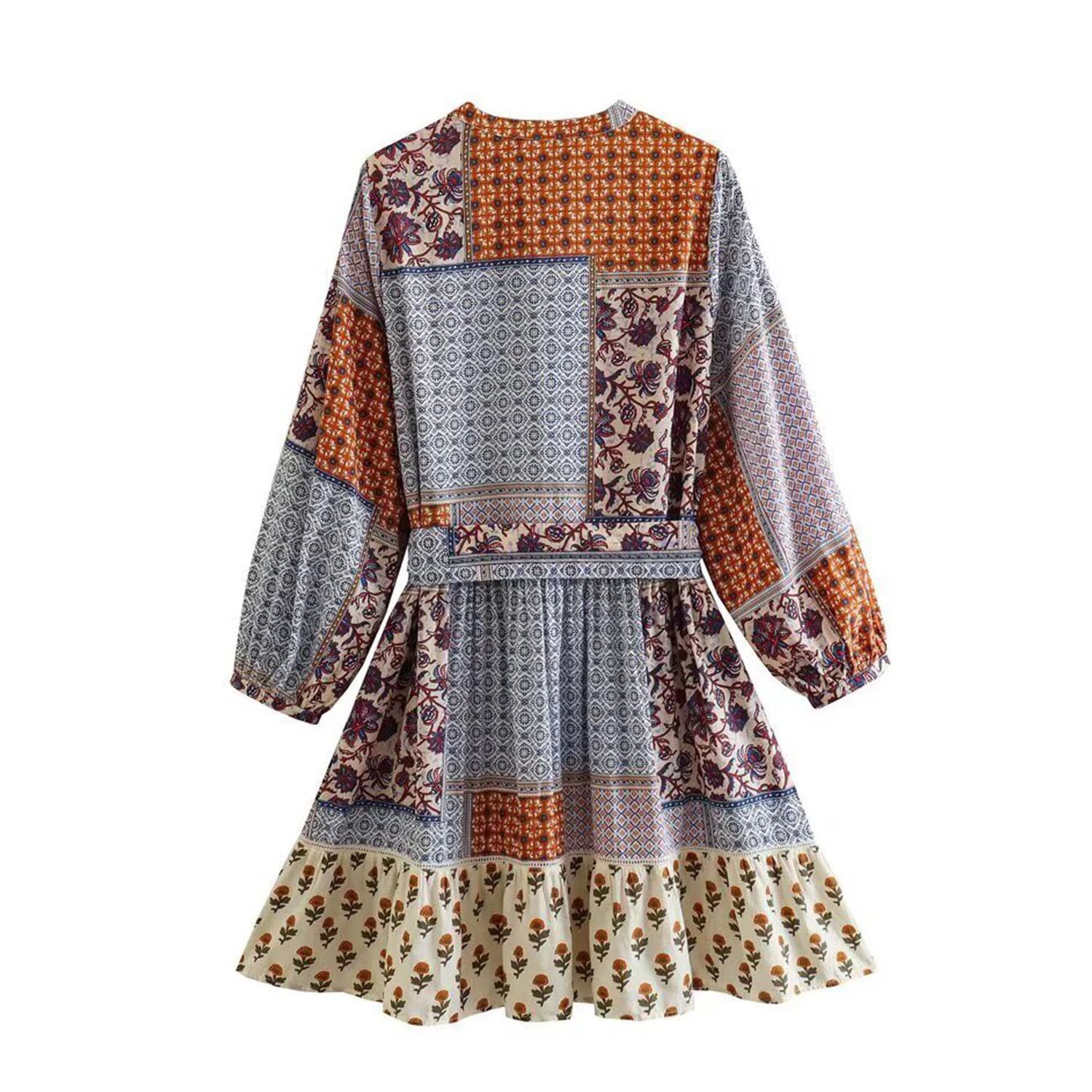 Shirtdress with Belt - Casual Chic European Style KUN-00023