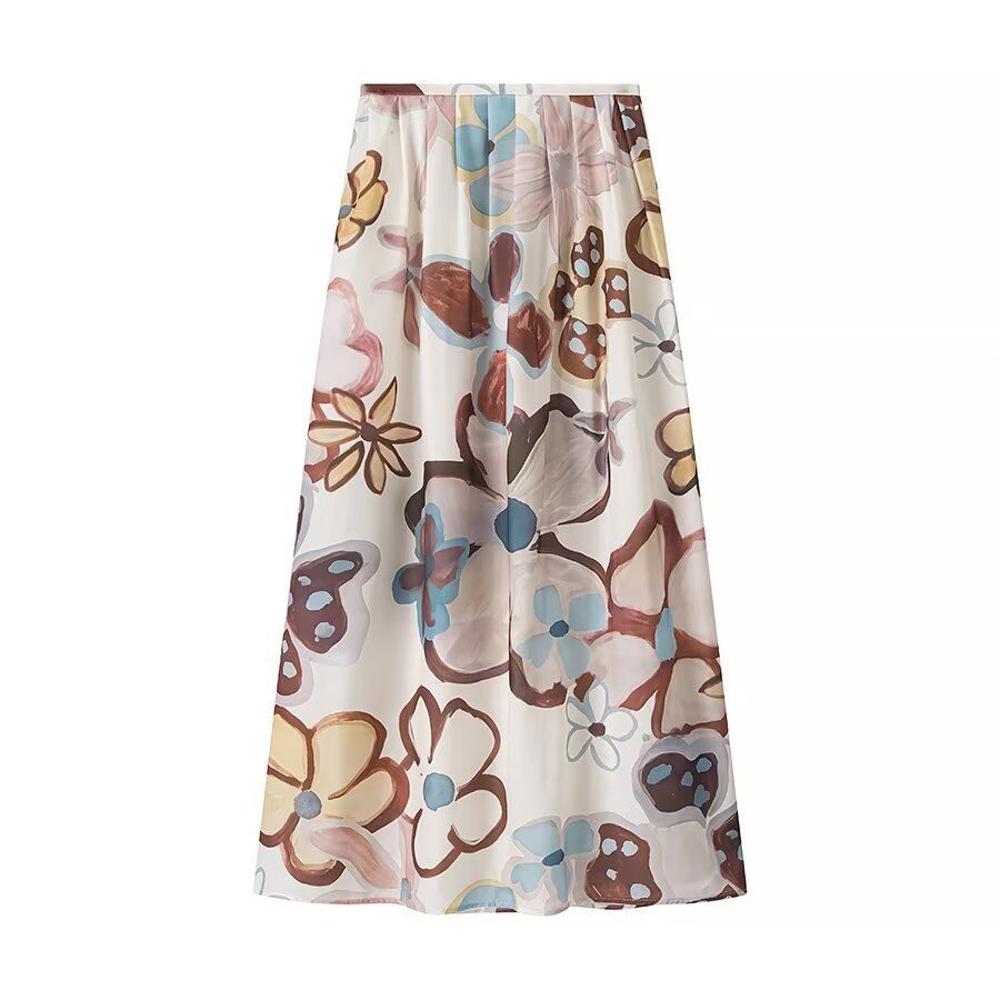 Completo da donna con stampa floreale, set classico e di tendenza KUN-00011