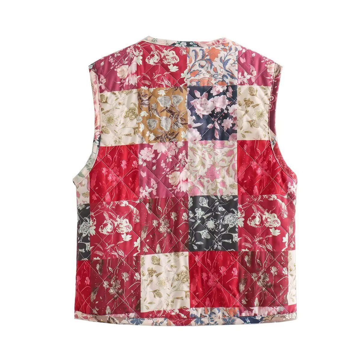Chaleco estampado - Moda europea elegante KUN-00021