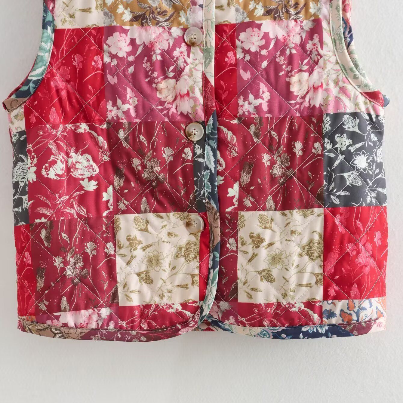 Chaleco estampado - Moda europea elegante KUN-00021