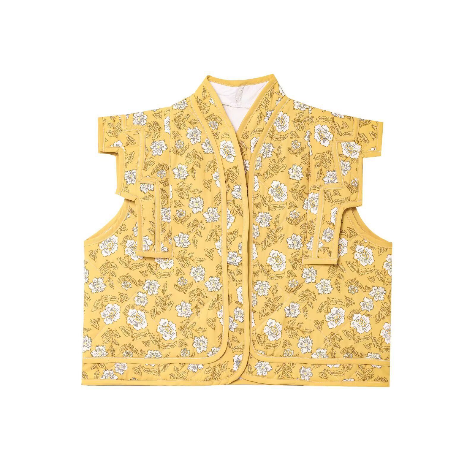 Trendy mouwloze top met print voor dames KUN-00002